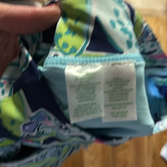 Lilly Pulitzer luxletic Fairway performance skort Bright navy sway  this way NWT - Picture 8 of 10